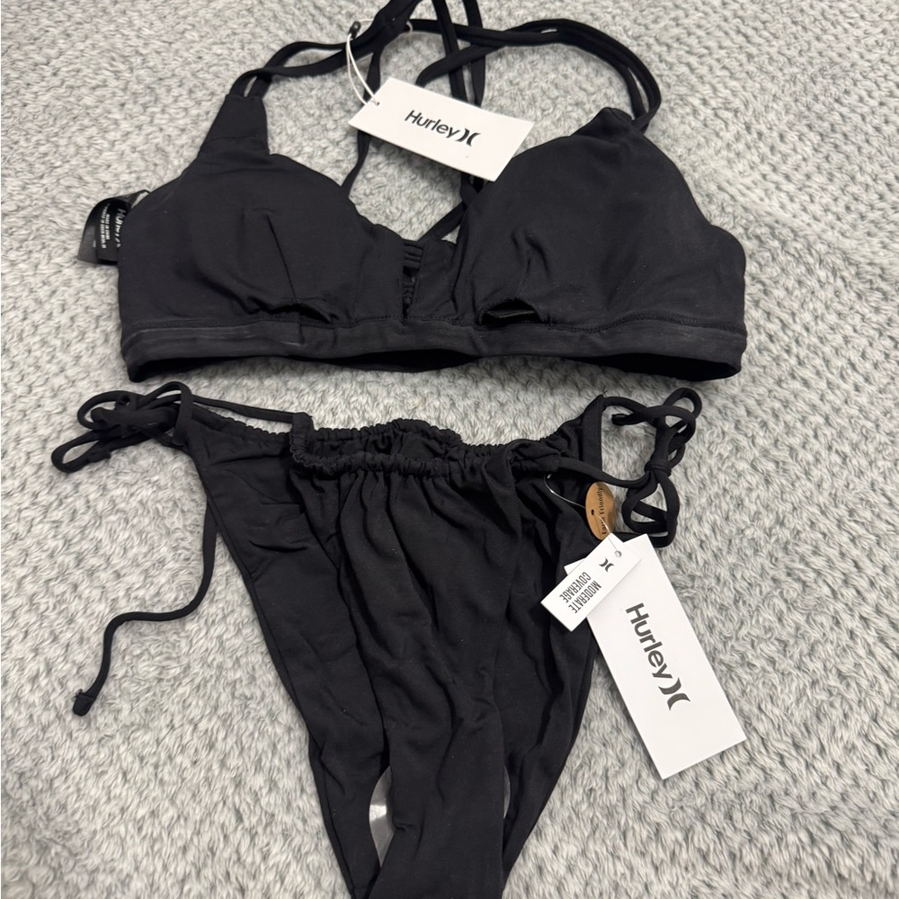 Hurley Women's Elegant Black Bikini